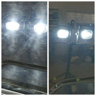 Before and after 
Paint correction