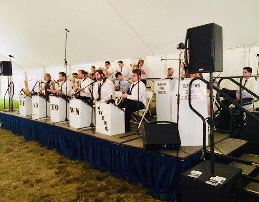 Swing dancing at one of our events