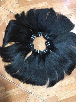 Hair wefts available double
 drawn. Color #1