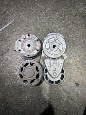 Belt tensioners