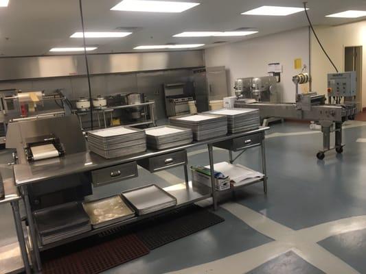 Cleanest kitchen of any restaurant, school or anywhere I've ever seen good job guys