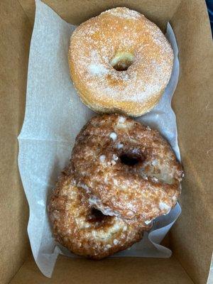 Cinnamon sugar & lemon cake donuts!