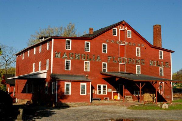 The iconic mill in downtown Magnolia.