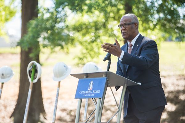 Representative Calvin Smyre, at the Columbus State University LeNoir Hall Groundbreaking.