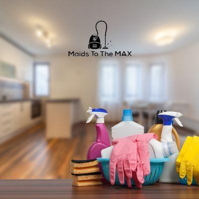 Maids to the Max will always be prepared for your home and ready to clean to the max. Disinfectant, gloves, sponges, sanitizers and more...