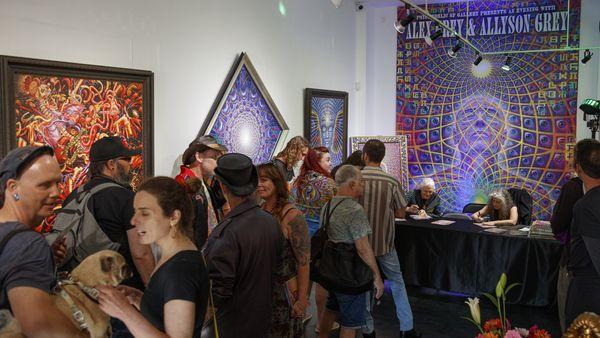 Psychedelic SF Art Gallery presents - Alex Grey & Allyson Grey LIVE Exhibition to November 15th