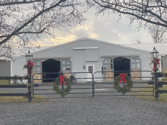 Renovated Barn . Blue Jacket Now G.H.S Green Hill Stables