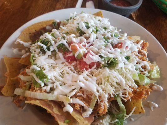 This is Chicken Nachos  - the special!! They are awesome!