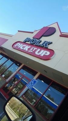 Polk pick it up and bathroom break...