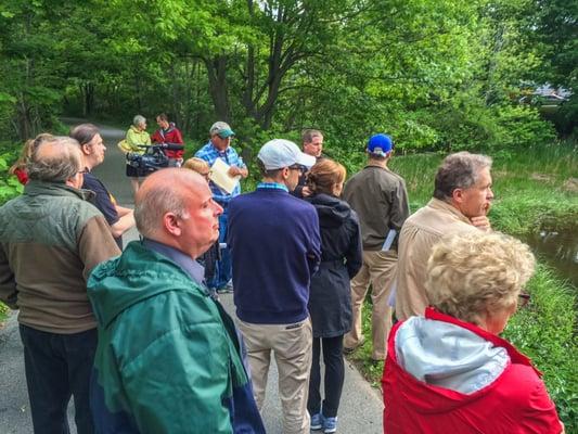 The South Portland City Council and Planning Board, learning about the city's waterways and stormwater systems.