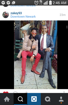 Obama & my son both looking dapper on Sunday. Looking great fellas! Lol