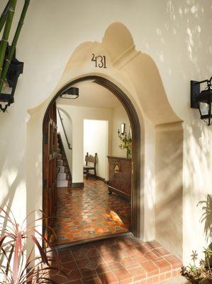 Spanish Colonial, period-sensitive renovation of a 1927 historic home located in San Francisco's Marina District.