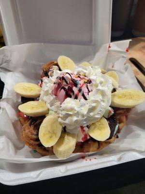 Funnel cake w churros