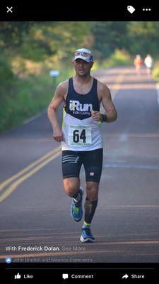 Racing the Heart of America Marathon on Labor Day 2016