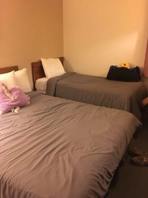 Second queen bed with twin bed