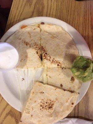 Cheese quesadilla