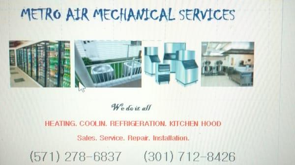 Service Repair Installation.maintenance  Refrigeration Air-conditioning Heating Restaurant equipment Free service call