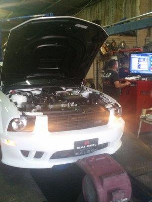 Dyno - 2005 Saleen Mustang SC281 Stage 3