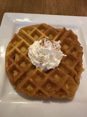 Pumpkin waffle