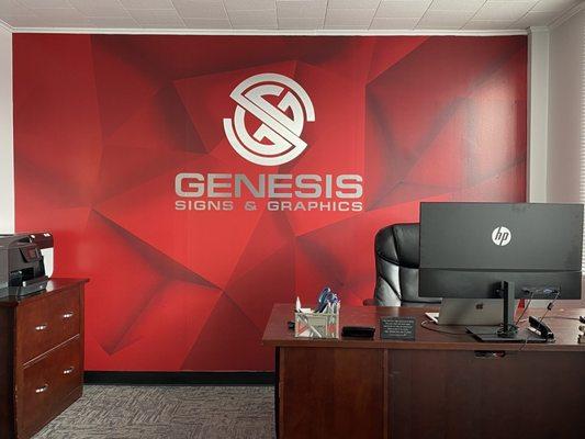 Genesis Signs & Graphics is your go-to source for all your commercial mural needs.