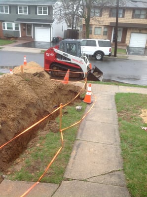 Sewer pipe replacement