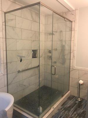 Tile & Glass shower