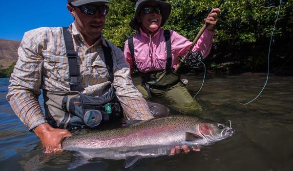 We eat breath and sleep fly fishing for steelhead.