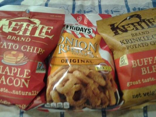 Yep, there's maple bacon potato chips as well as buffalo bleu potato chips.  You don't have to go to a restaurant for good delights!