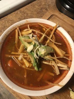 Chicken tortilla soup