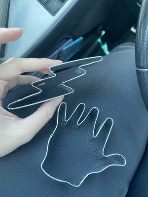 Throwing a Grateful Dead-themed party and needed cookie cutters! Lighting bolt and Jerry hand it is!