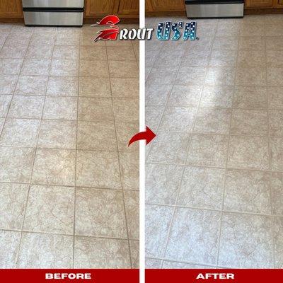 Grout and tile cleaning and sealing