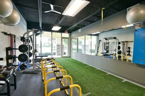 Indoor turf inside of our Boca Raton Fitness Studio