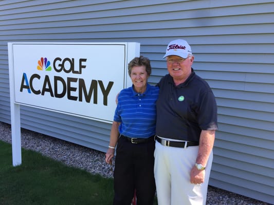 Bob Quirk and LPGA Hall of Famer Sandra Haynie