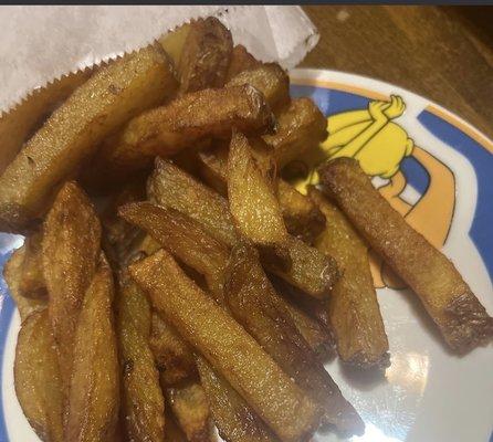 The worst French Fries I've ever eaten....