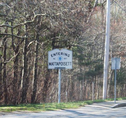 Entering Mattapoisett at the Marion line