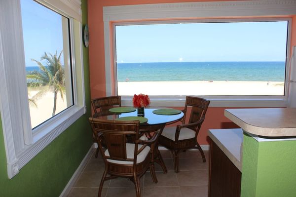 This is the kitchen in condo # 9  What a View!!