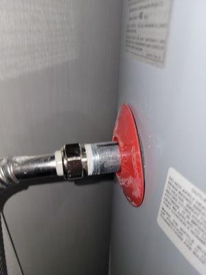 Leaky water heater