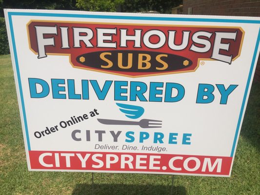 Have your favorite hot or cold FIREHOUSE SUBS delivered to you at home or office!