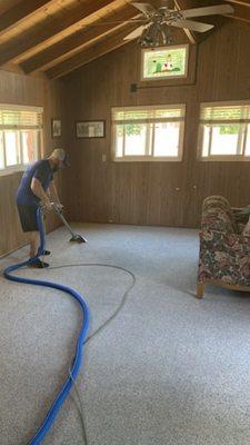 Whole house carpet cleaning. 30year old carpet came out spotless!