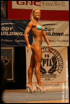 Christy got into the best shape of her life and competed in her first women's figure competition and placed 3rd.