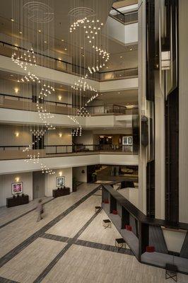 Atlanta Hilton Lobby for the Lighting Manufacturer, Viso