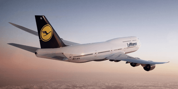 We book with lufthansa