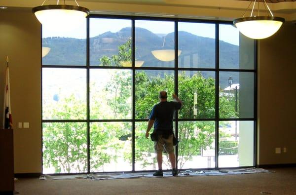 3M Night Vision 15 - Sun Control Window Film Installation