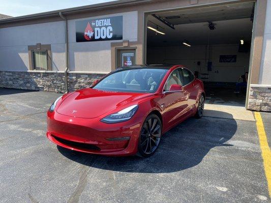 2019 Tesla Model 3 - Level 3 Ceramic Coating near Bay City and Midland, MI