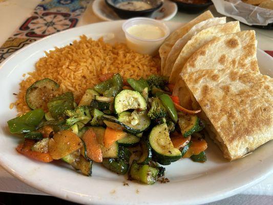 Shrimp quesadillas