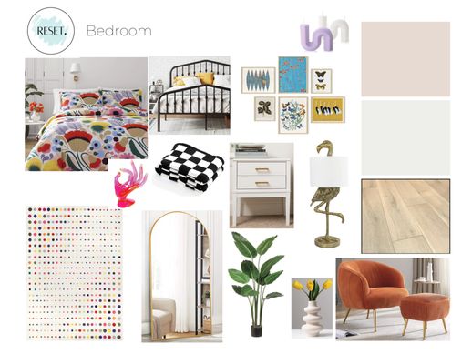 Bedroom Design Concept Board