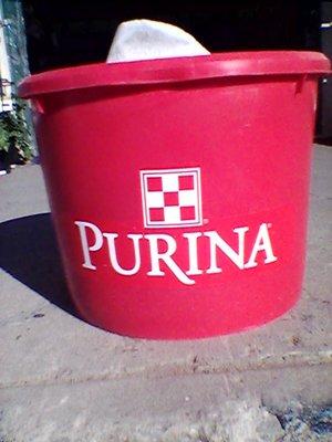 Purina lick tubs available