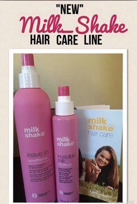 Milkshake products contain milk protein and are wonderful for your hair! Smells like icing on a cake! Stop by and check it out!