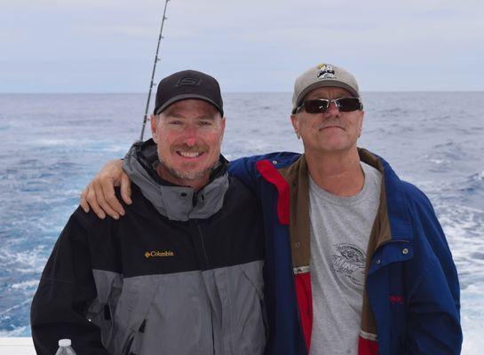 David Holt and Mike Nootbaar of Nootbaar plumbing our fishing