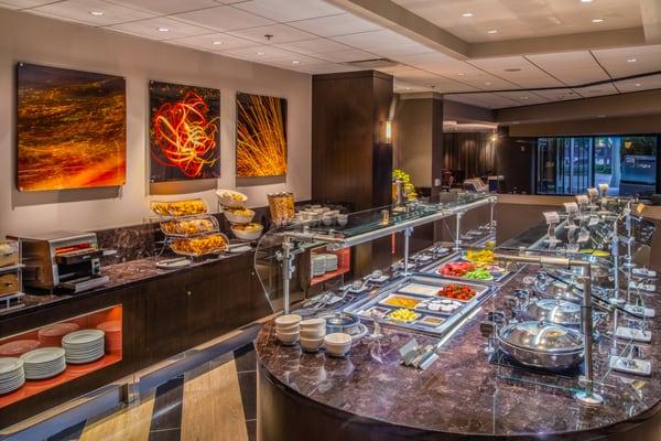 sumptuous breakfast buffet served daily in The Landing